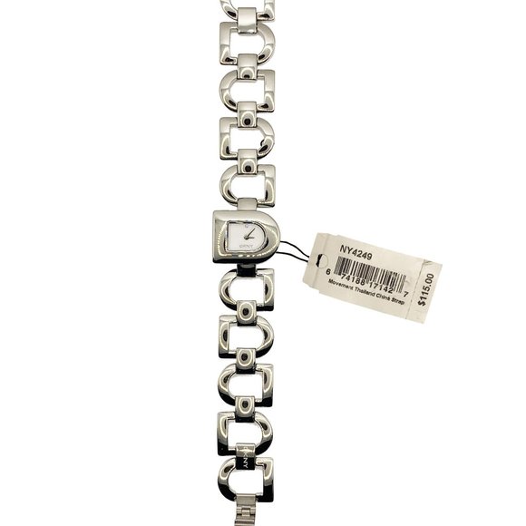 DKNY Ladies Bracelet D Shape Silver Watch NY4249 main image 4